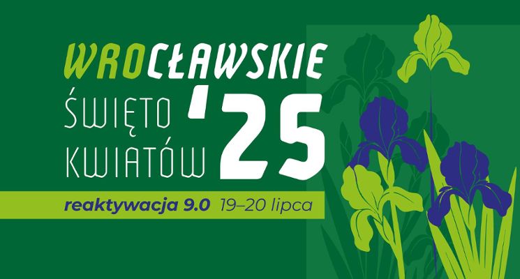 Plakat Wrocławskie Święto Kwiatów 2025