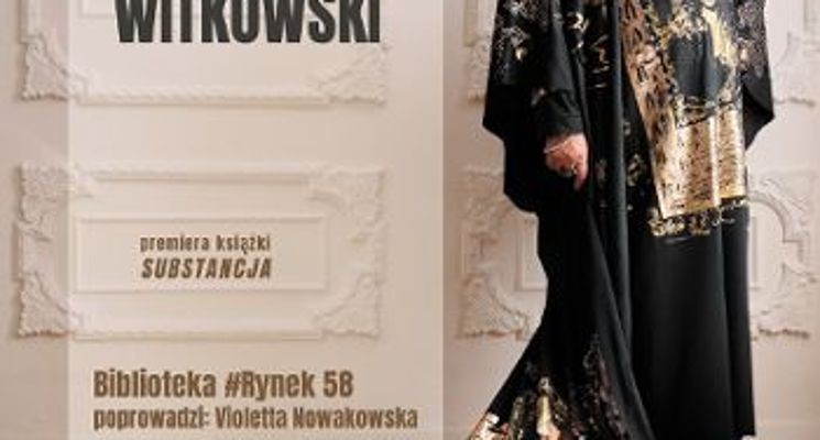 Plakat Spotkanie autorskie z Michałem Witkowskim