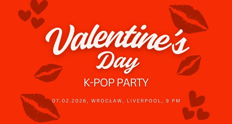 Plakat K-POP PARTY: Valentine's Day Edition