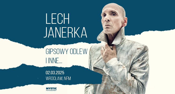 Plakat Koncert: Lech Janerka we Wrocławiu