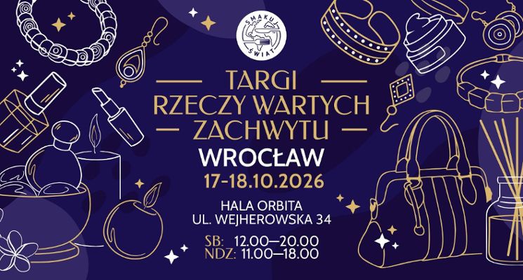 Plakat Targi Rzeczy Wartych Zachwytu