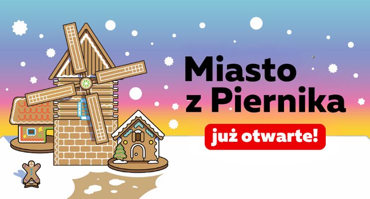 Plakat Miasto z Piernika