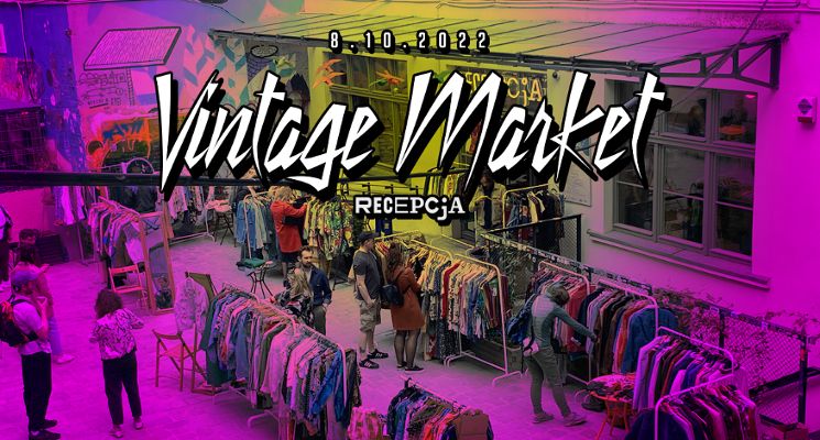 Plakat Vintage Market w Recepcji!