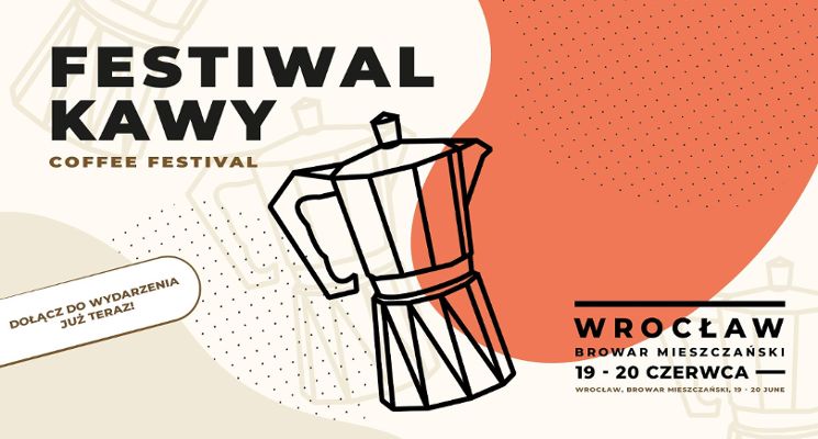 Plakat Festiwal Kawy we Wrocławiu 2021