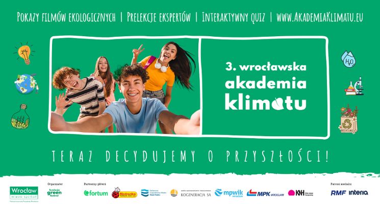 Plakat Wrocławska Akademia Klimatu