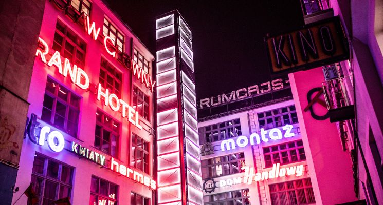 Plakat Letnie Pokazy Neonów