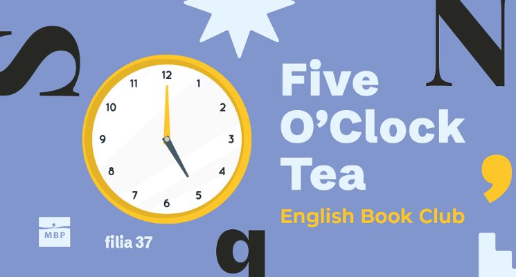 Plakat Five O’Clock Tea – English Book Club
