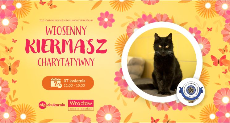 Plakat Wiosenny Kiermasz Charytatywny