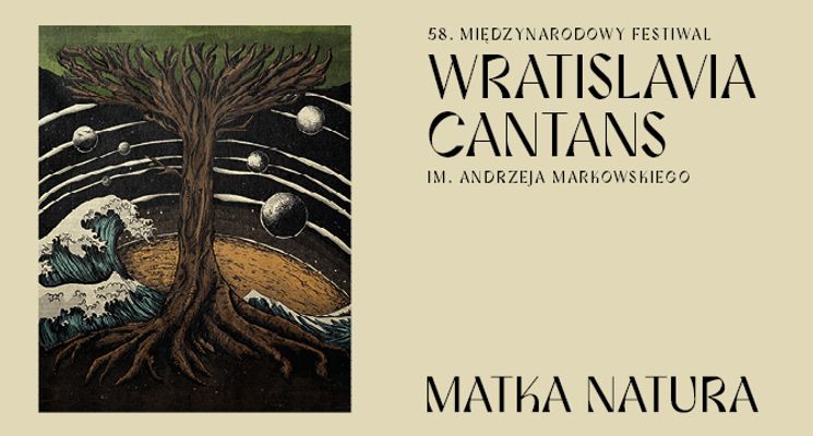 Plakat 58. Wratislavia Cantans | Matka Natura