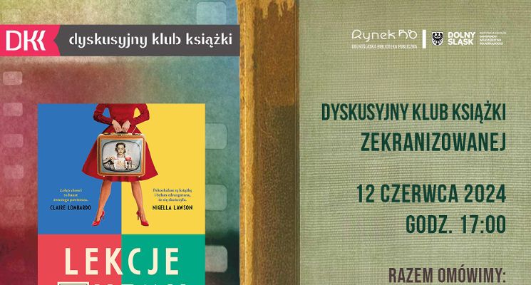 Plakat Dyskusyjny klub Książki Zekranizowanej