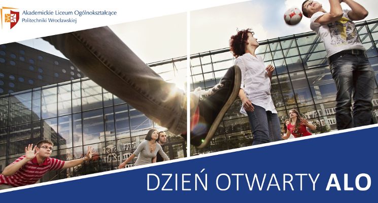 Plakat Dzień Otwarty Liceum Politechniki Wrocławskiej