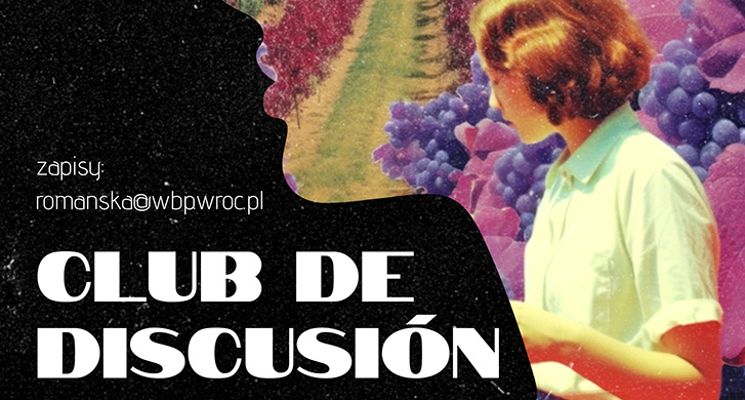 Plakat Club de discusión – konwersacje w języku hiszpańskim