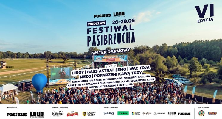 Plakat Festiwal PasiBrzucha 2026
