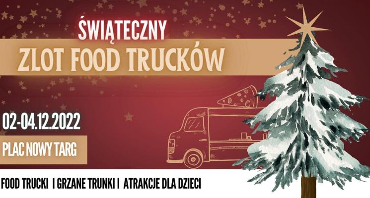 Plakat Świąteczny Zlot Food Trucków
