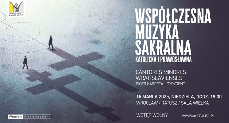 Plakat Współczesna muzyka sakralna - katolicka i prawosławna