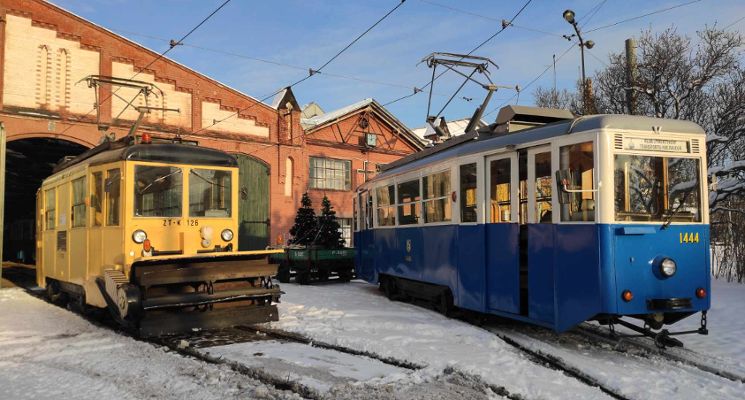 Plakat Mikołajki na Zajezdni Popowice