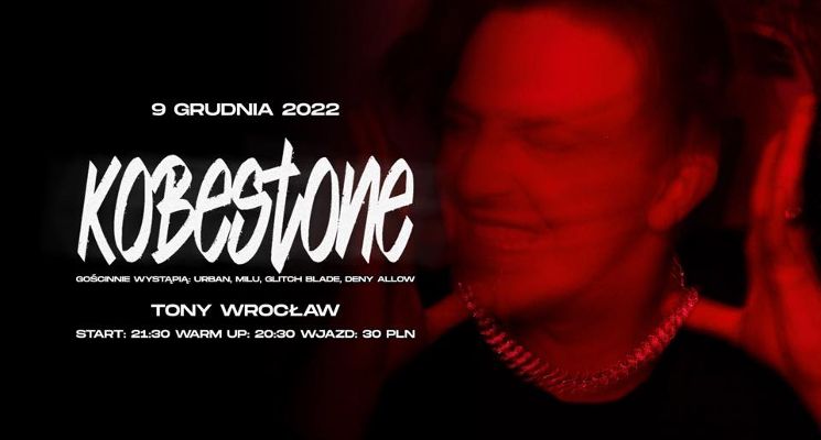 Plakat Kobestone & Guests Tony Wrocław