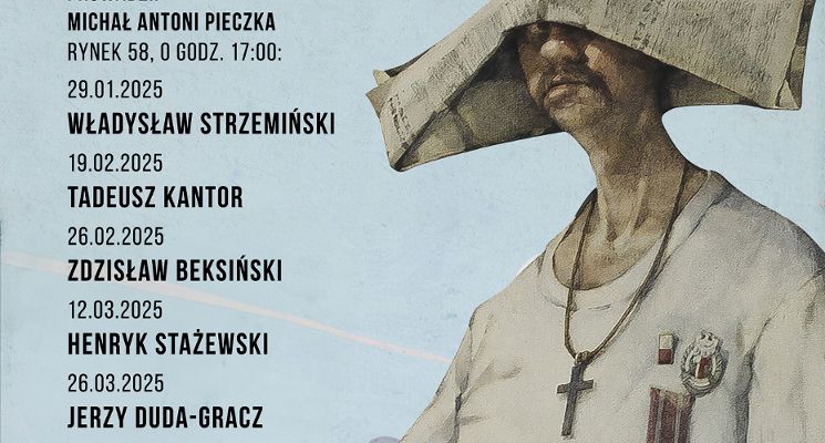 Plakat Sztuka widziana męskim okiem. Polscy malarze XX wieku - cykl wykładów