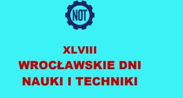 Plakat XLVIII Wrocławskie Dni Nauki i Techniki