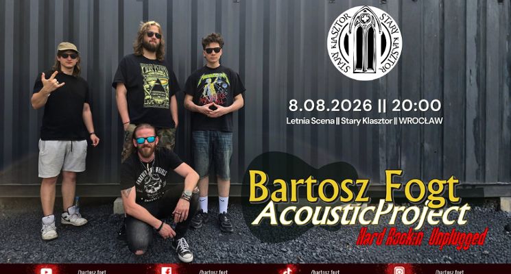 Plakat Bartosz Fogt Acoustic Project| Hard Rockin' Unplugged