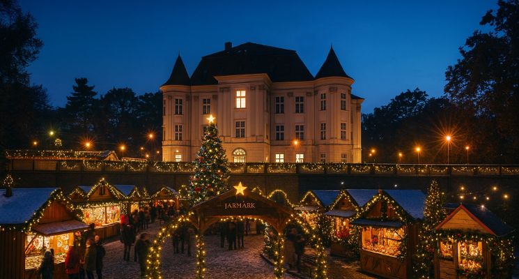 Plakat Zaczarowany Jarmark pod Zamkiem w Leśnicy