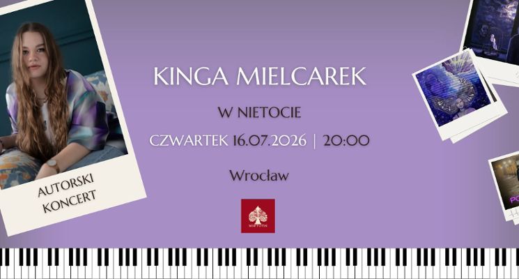 Plakat Kinga Mielcarek - autorski koncert