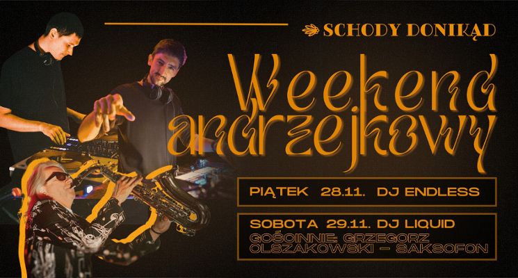 Plakat Andrzejki 2025 w Schodach Donikąd