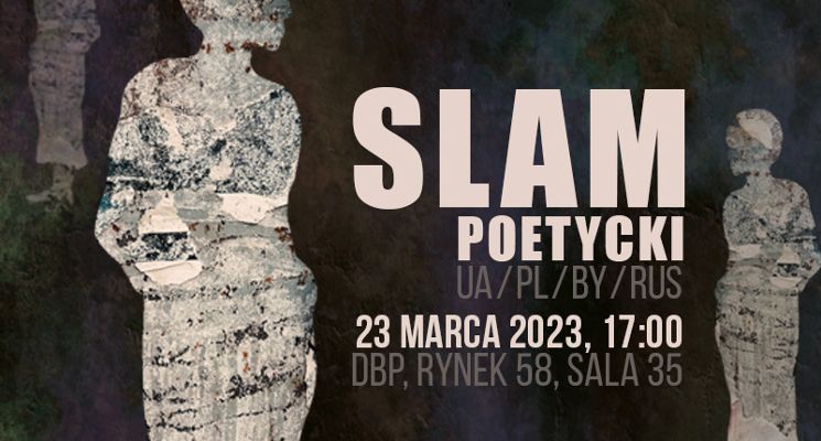 Plakat Slam poetycki - UA / PL / BY / RUS