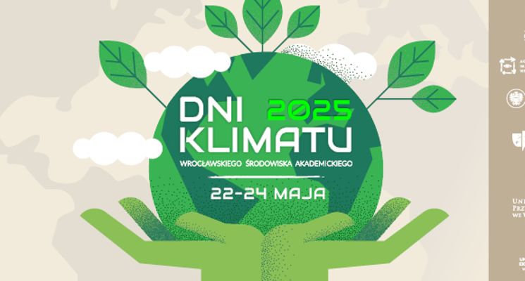 Plakat Dni Klimatu Wrocławskiego Środowiska Akademickiego 2025
