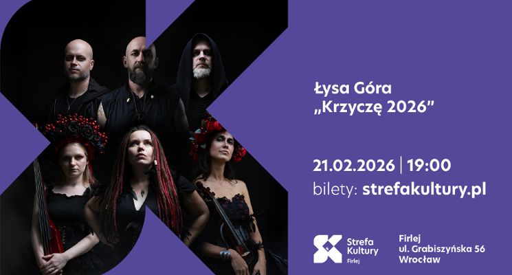 Plakat Łysa Góra „Krzyczę 2026”