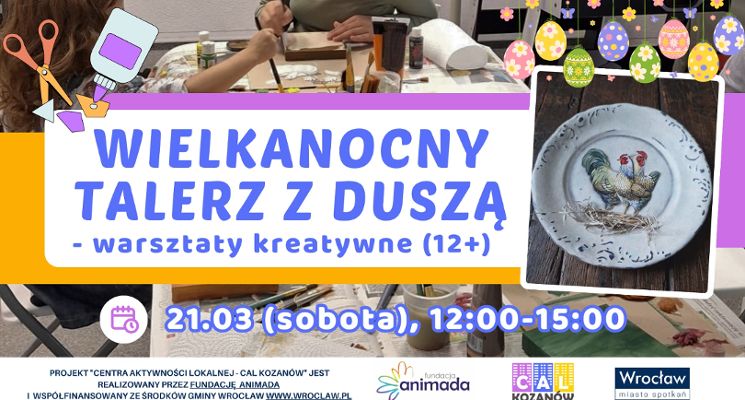 Plakat Wielkanocny Talerz z Duszą
