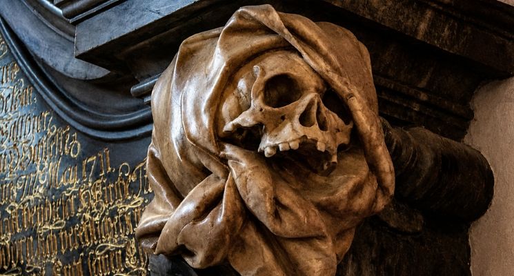 Plakat „Opowieści z dreszczykiem" – wieczorne zwiedzanie Wrocławia