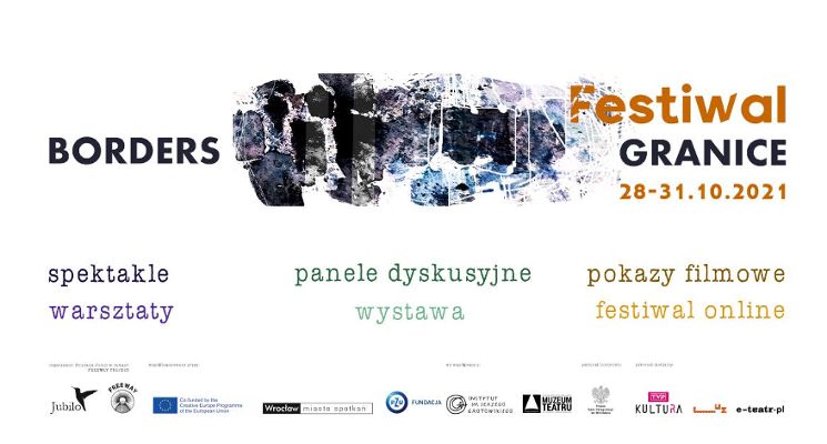 Plakat Europejski Festiwal Teatru w Więzieniu – Granice/Borders