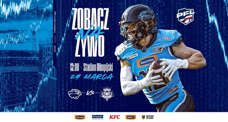 Plakat Game Day: Panthers Wrocław vs Kraków Kings