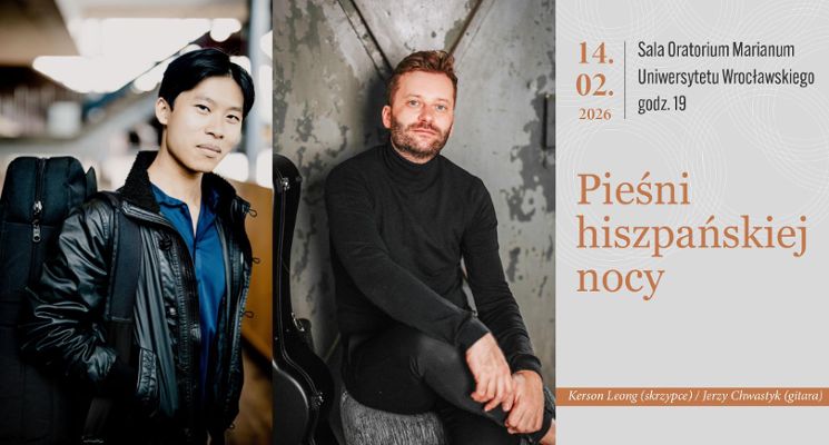 Plakat Pieśni hiszpańskiej nocy