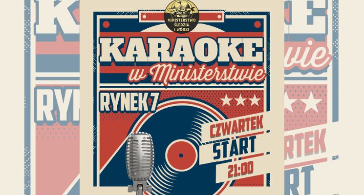 Plakat Czwartkowe karaoke na Rynku