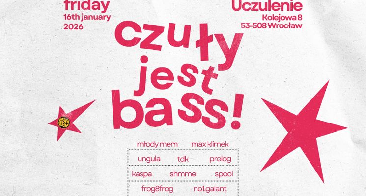 Plakat Czuły jest bass
