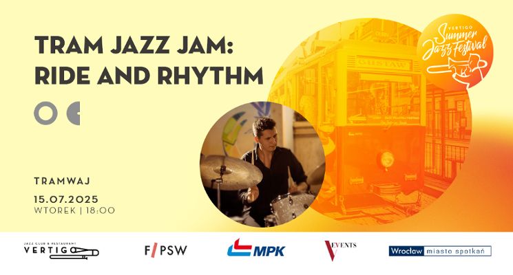 Plakat Tram Jazz Jam: Ride and Rhythm [Vertigo Summer Jazz Festival 2025]