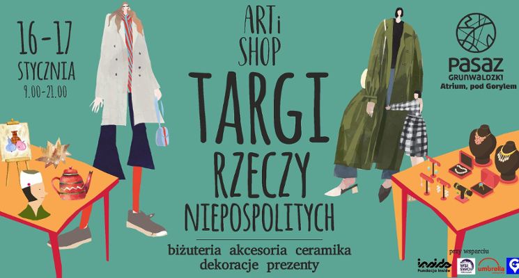 Plakat Targi Rzeczy Niepospolitych Artishop