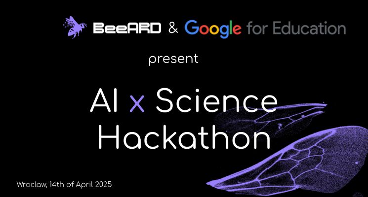 Plakat AI x Science Heckathon