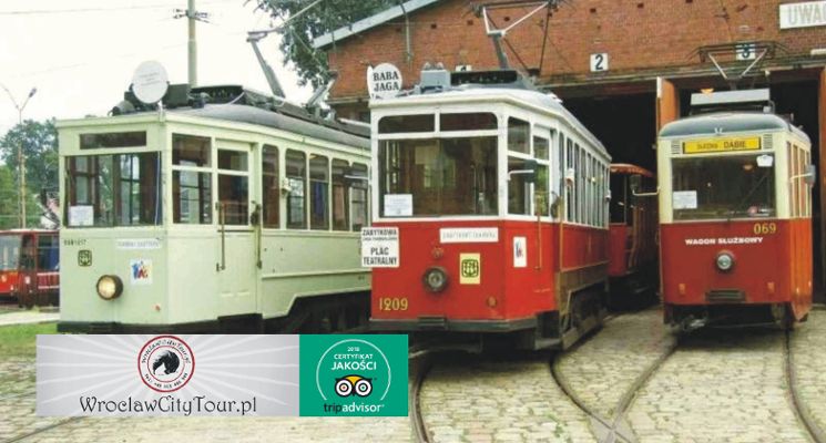 Plakat „Wycieczka zabytkowym tramwajem po Wrocławiu“ 2