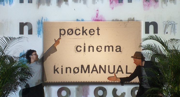 Plakat KinoMANUAL_Pocket Cinema_performans audiowizualny