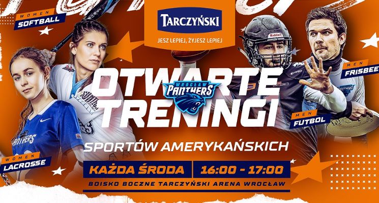 Plakat Otwarte treningi dla dzieci z Panthers Wrocław