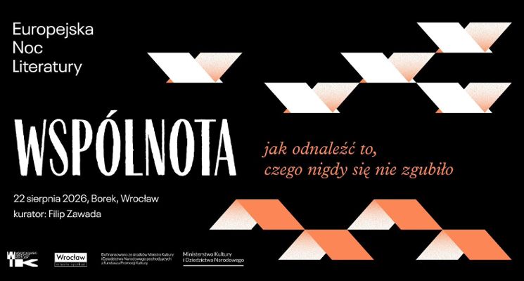Plakat Europejska Noc Literatury