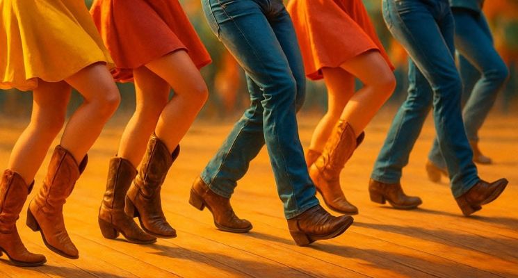 Plakat Zatańcz Country! Darmowe warsztaty Line Dance od podstaw