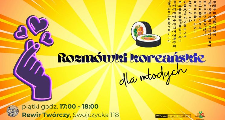 Plakat Rozmówki koreańskie dla młodych