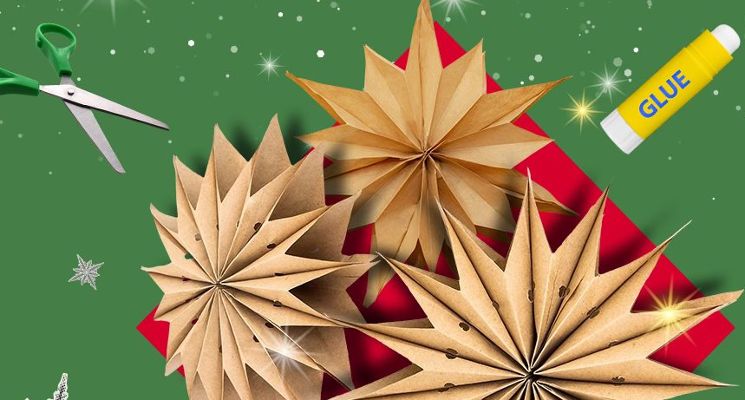 Plakat Warsztaty tworzenia papierowych gwiazd