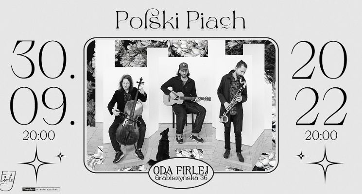 Plakat Polski Piach – koncert w Firleju