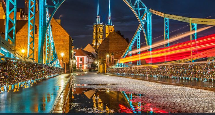 Plakat Mosty i wyspy Wrocławia – spacer z przewodnikiem Walkative!