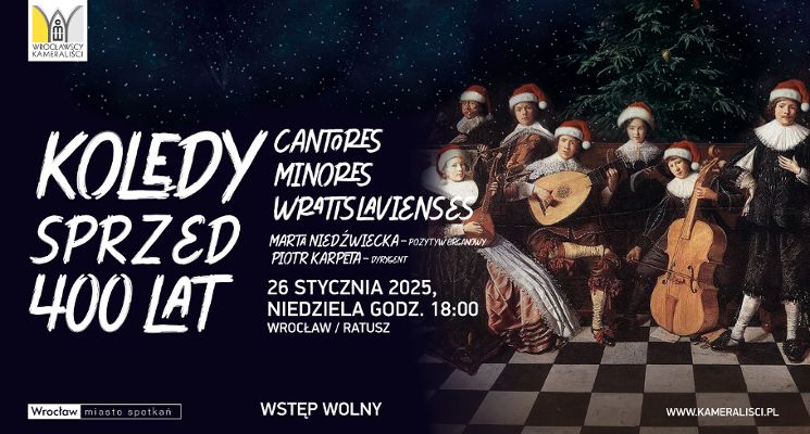 Plakat Kolędy sprzed 400 lat [KONCERT]